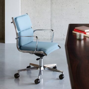 Fauteuil de direction luxe a roulettes Aura ambiance
