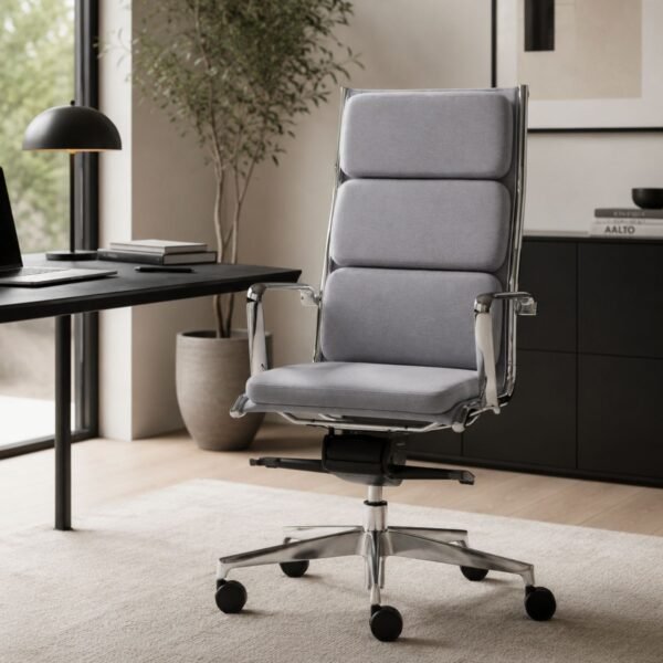 Fauteuil de direction luxe a roulettes Aura dossier haut ambiance