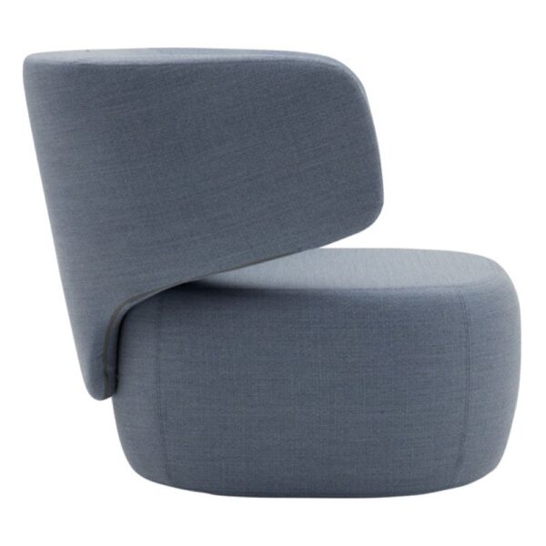 Fauteuil dossier enveloppant bicolore Basel — conception durable et responsable