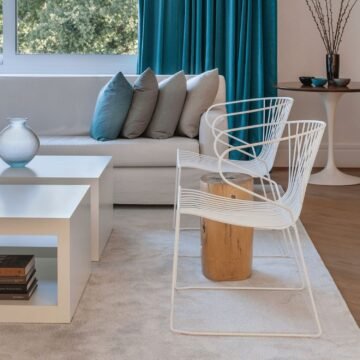 Fauteuil filaire Bolonia design mediterraneen ambiance indoor 2