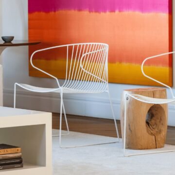 Fauteuil filaire Bolonia design mediterraneen ambiance indoor