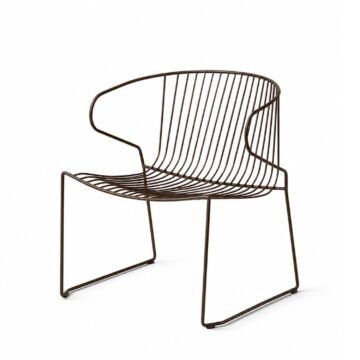 Fauteuil filaire outdoor Bolonia design méditerranéen