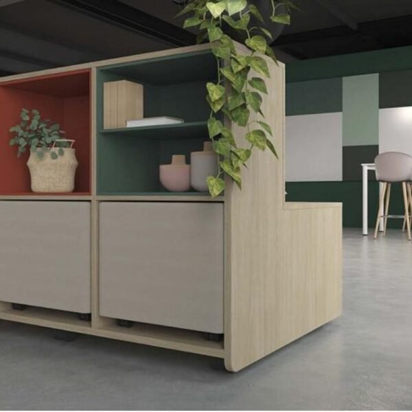 Gradin en bois mobile modulable Agile — conception durable et responsable