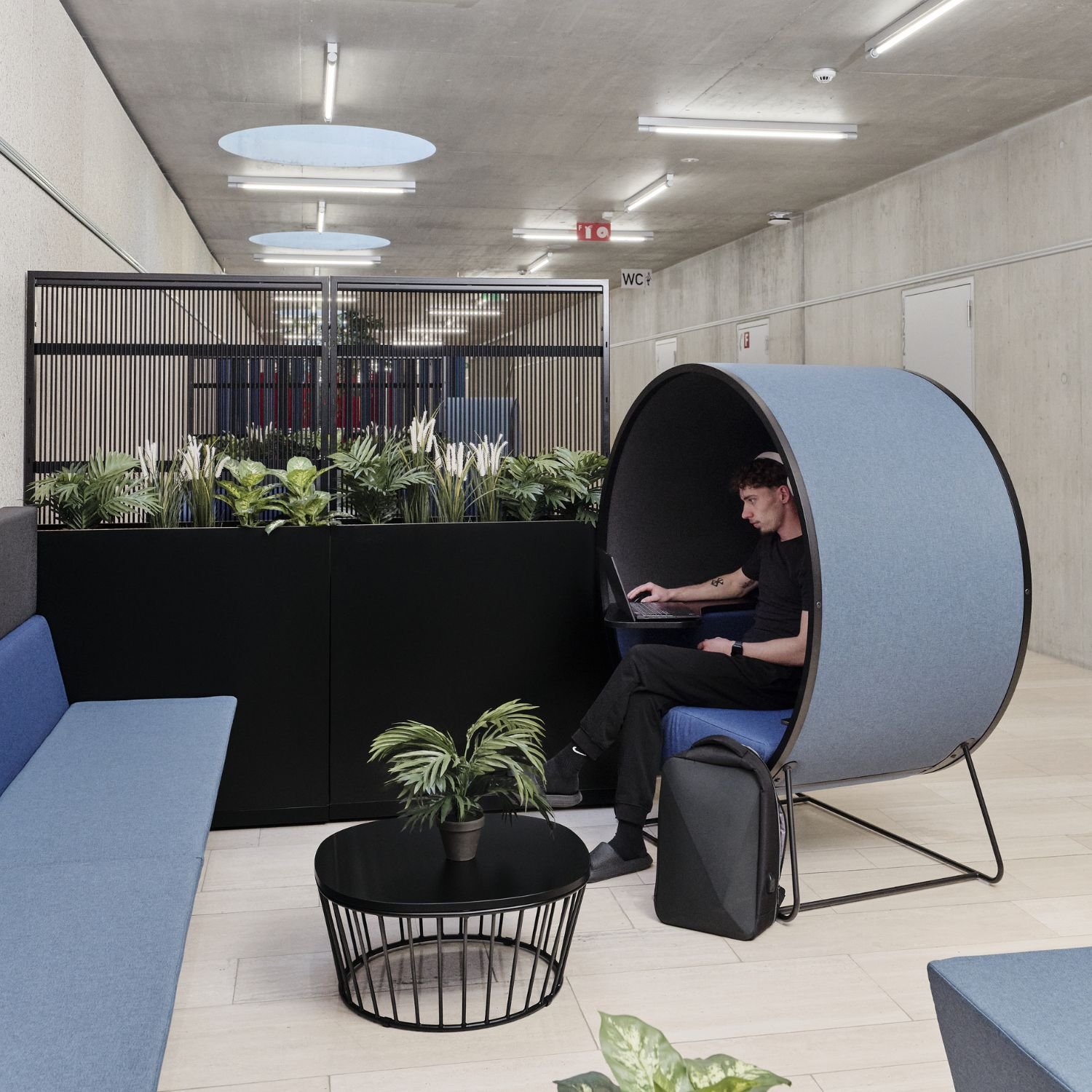 Kuppel bulle de travail acoustique en situation dans une universite 1 Kuppel bulle de travail acoustique en situation dans une universite 1
