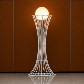 Luminaire outdoor Bolonia design filaire H110 O25 ambiance