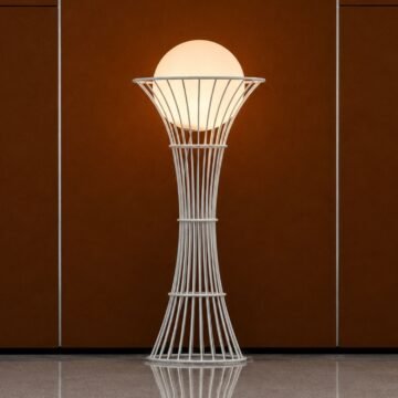 Luminaire outdoor Bolonia design filaire H110 O35 ambiance