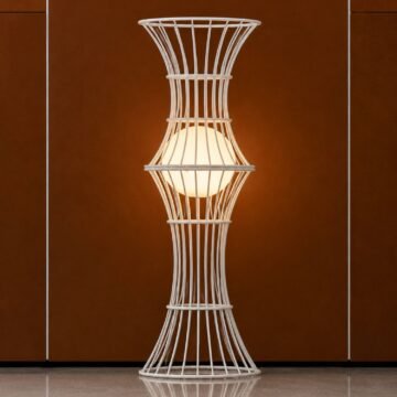 Luminaire outdoor Bolonia design filaire H130 ambiance
