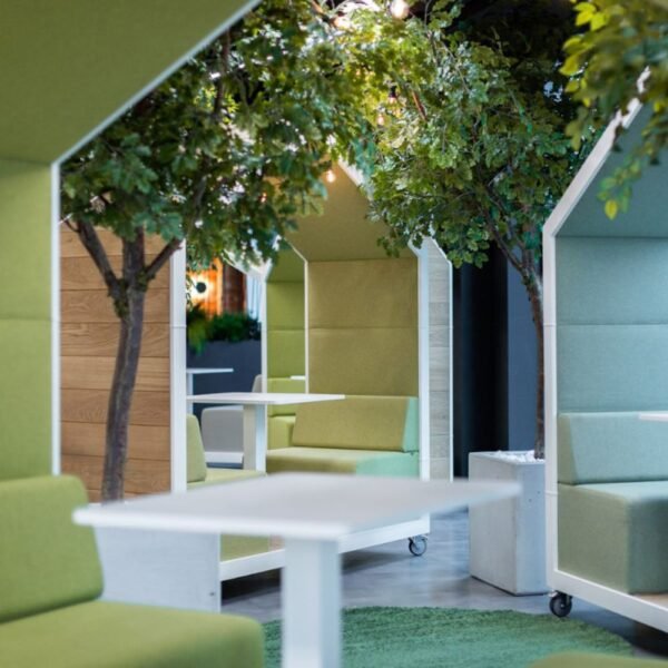 Meuble acoustique mobile de reunion Hometree — conception durable et responsable