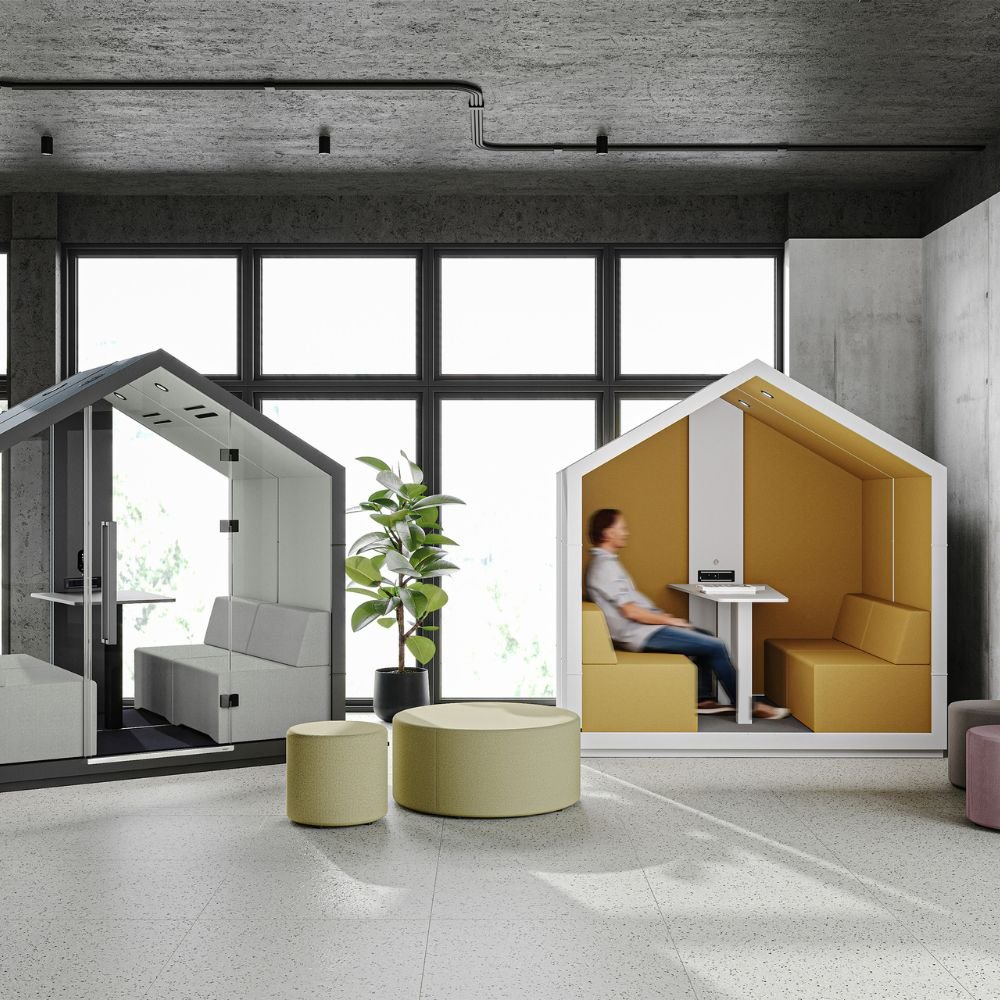 Meuble acoustique mobile de reunion Hometree — espace d accueil