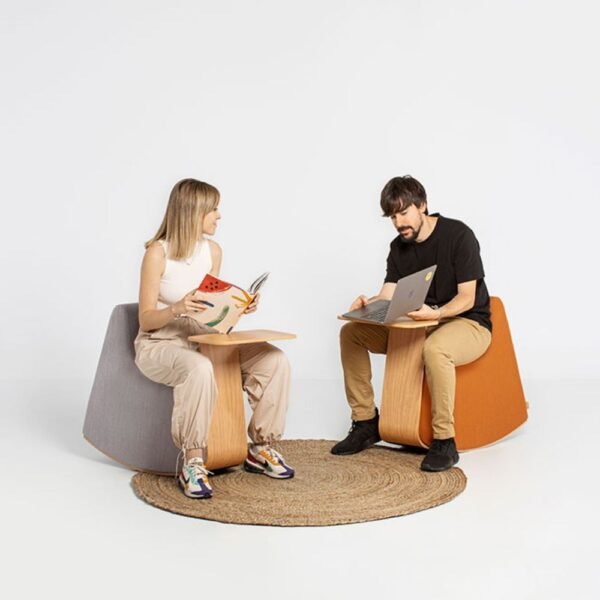 Pouf a bascule coworking Platero — coin de pause en flex office