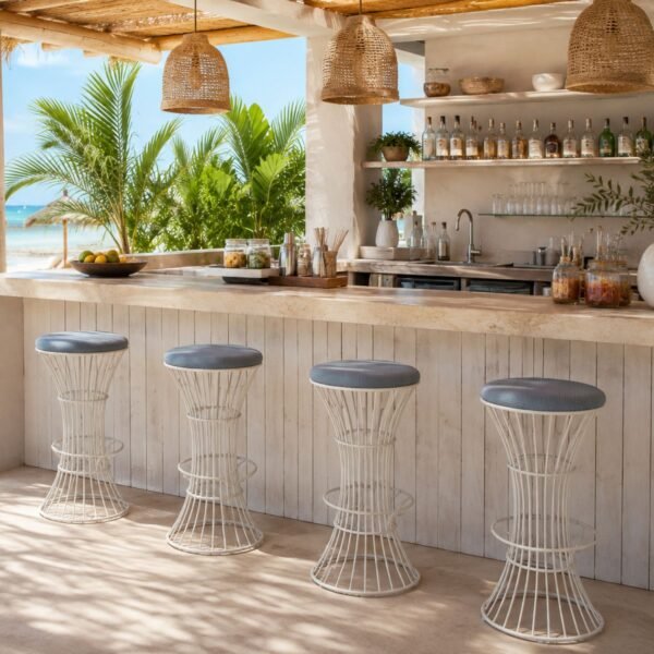 Pouf haut Bolonia — assise nomade espace outdoor design mediterraneen