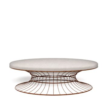 Pouf outdoor Bolonia design filaire