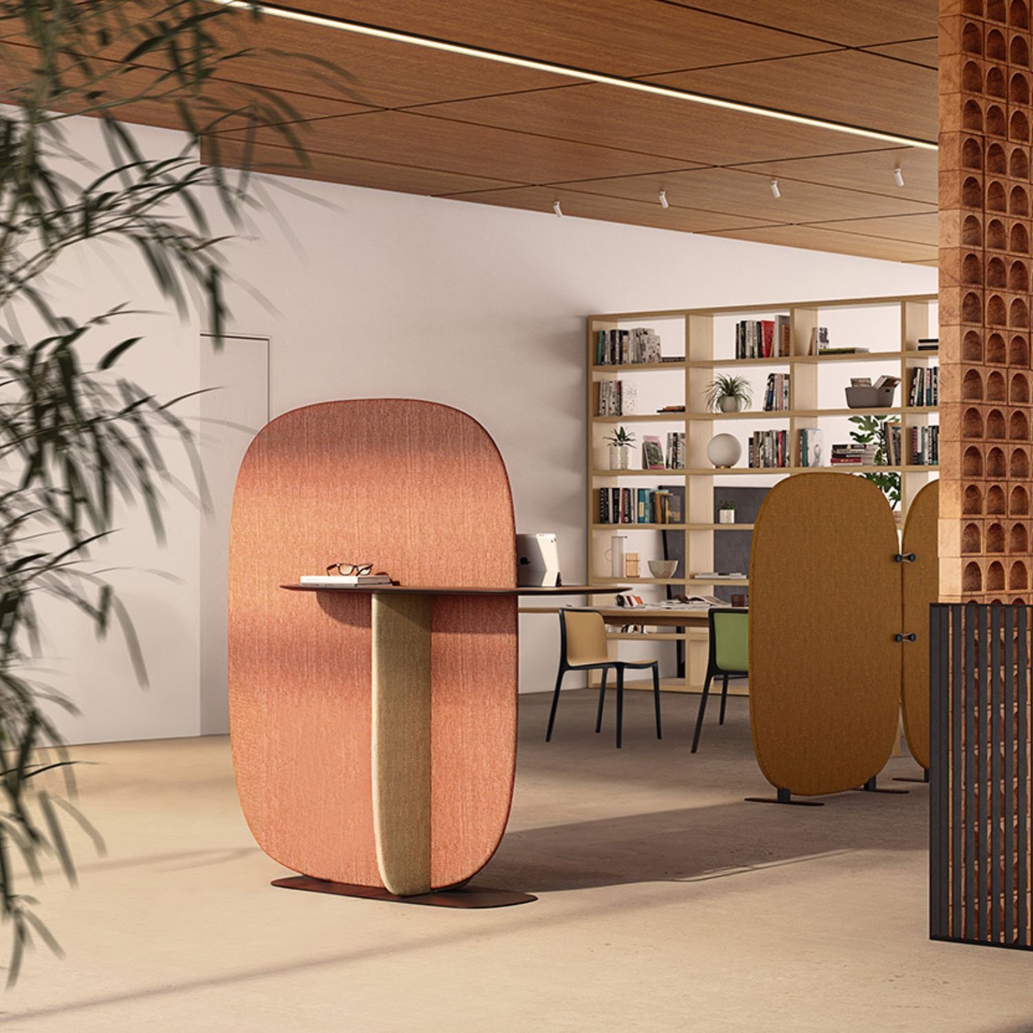 Réalisation traitement acoustique plateau bureau ideako