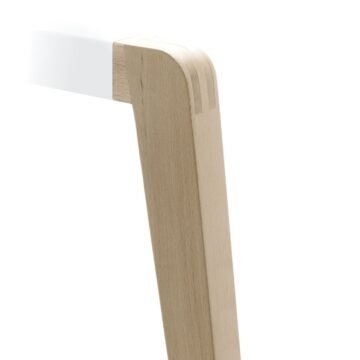 Table ronde 120 cm bois massif Timber pietement hetre