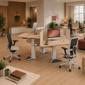 Bureau assis debout 3 personnes Essor 3