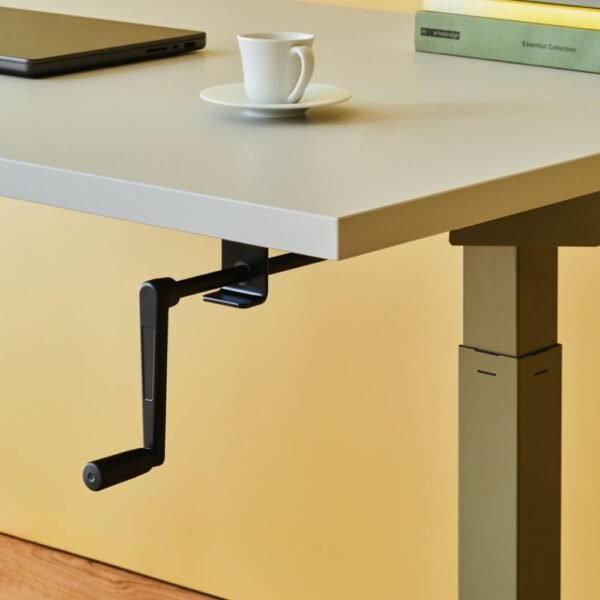 Bureau assis debout a manivelle Maneo — conception durable et responsable