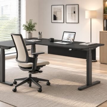 Bureau assis debout d angle Skala ambiance