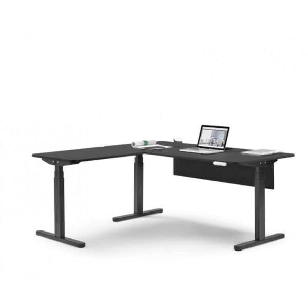 Bureau assis debout d angle Skala — conception durable et responsable Bureau assis debout d angle Skala — conception durable et responsable