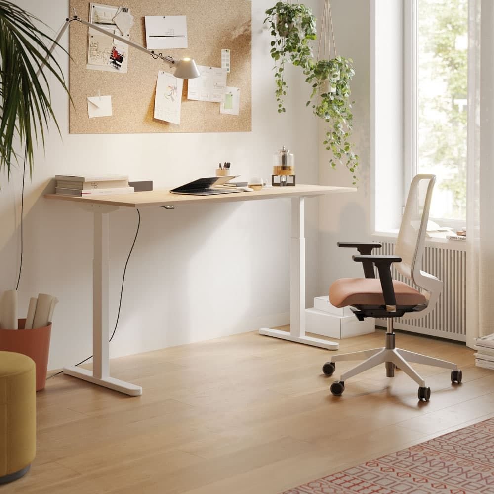 Bureau assis debout electrique Skala Next — poste individuel reglable en hauteur