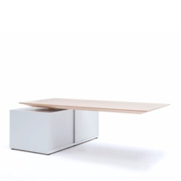 Bureau assis debout en bois Lévita