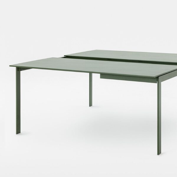 Bureau bench 2 personnes Foil coulissant detail plateaux