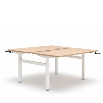 Bureau bench assis debout manuel Manéo