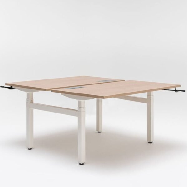 Bureau bench assis debout manuel Maneo — conception et fabrication Bureau bench assis debout manuel Maneo — conception et fabrication