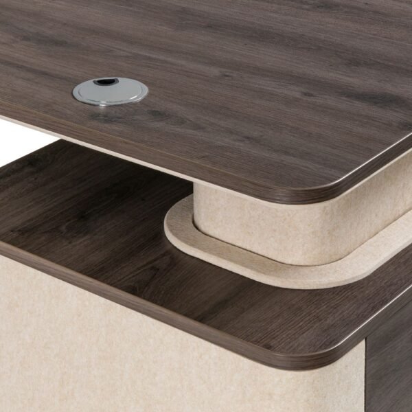 Bureau reglable en hauteur ergonomique Eleganza Matieres responsables