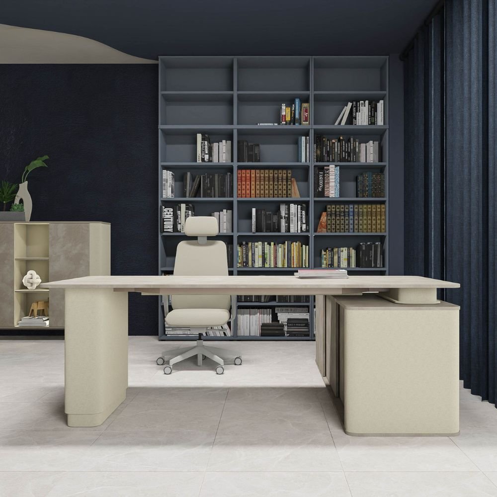 Bureau reglable en hauteur ergonomique Eleganza Mise en situation Bureau Manager