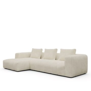 Canapé modulaire confortable velours Nordic