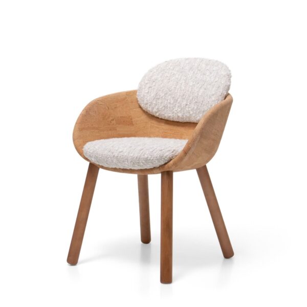 Chaise restaurant design Cross 4 pieds bois