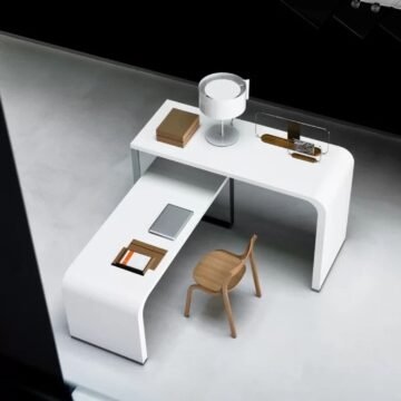 Console haute Brunch simple La Palma poste de travail
