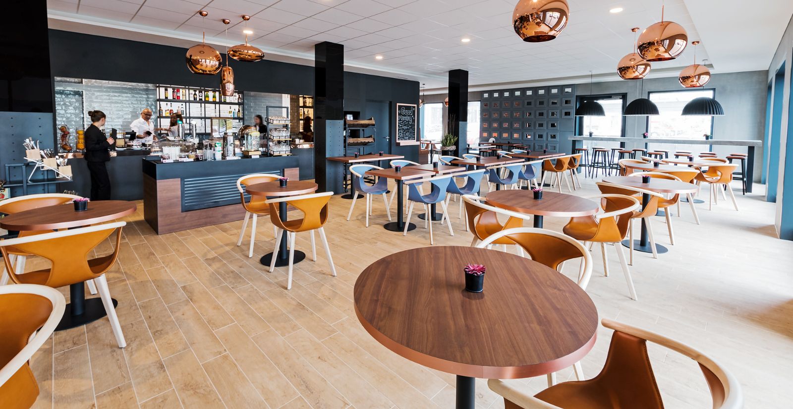 Aménagement d'espaces hôteliers B&B Hotels à Anvers par IDEA&KO