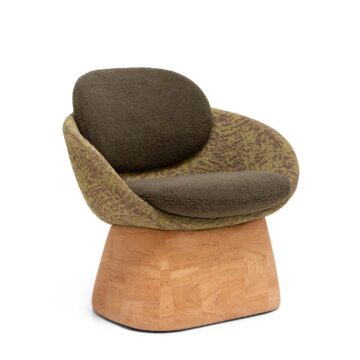 Fauteuil restaurant design Cross piètement design