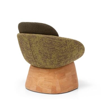 Fauteuil restaurant design Cross pietement design arriere