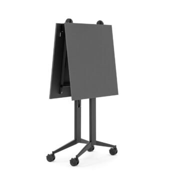 Table haute pliante sur roulettes Timmy Libro pliee