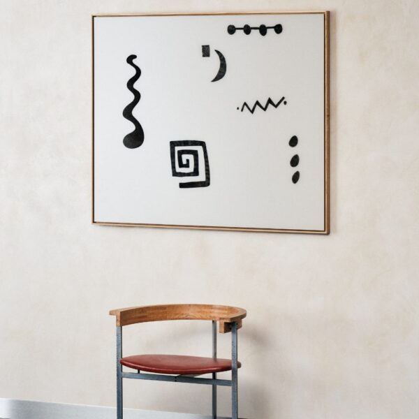 Tableau d ecriture en verre Area en situation — open space
