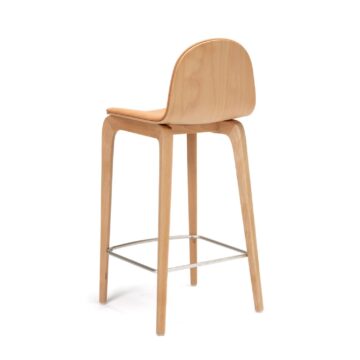 Tabouret de bar 4 pieds avec dossier BOB arriere
