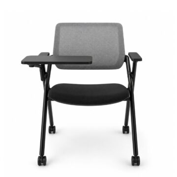 Chaise de conference pliante Hilera tablette ecritoire