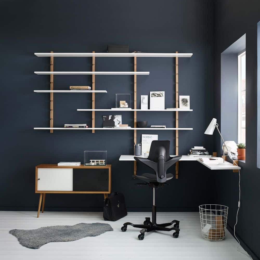 Chaise teletravail HAG Capisco Puls 8010 design noir