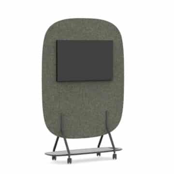 Cloison acoustique de bureau Noray à roulettes