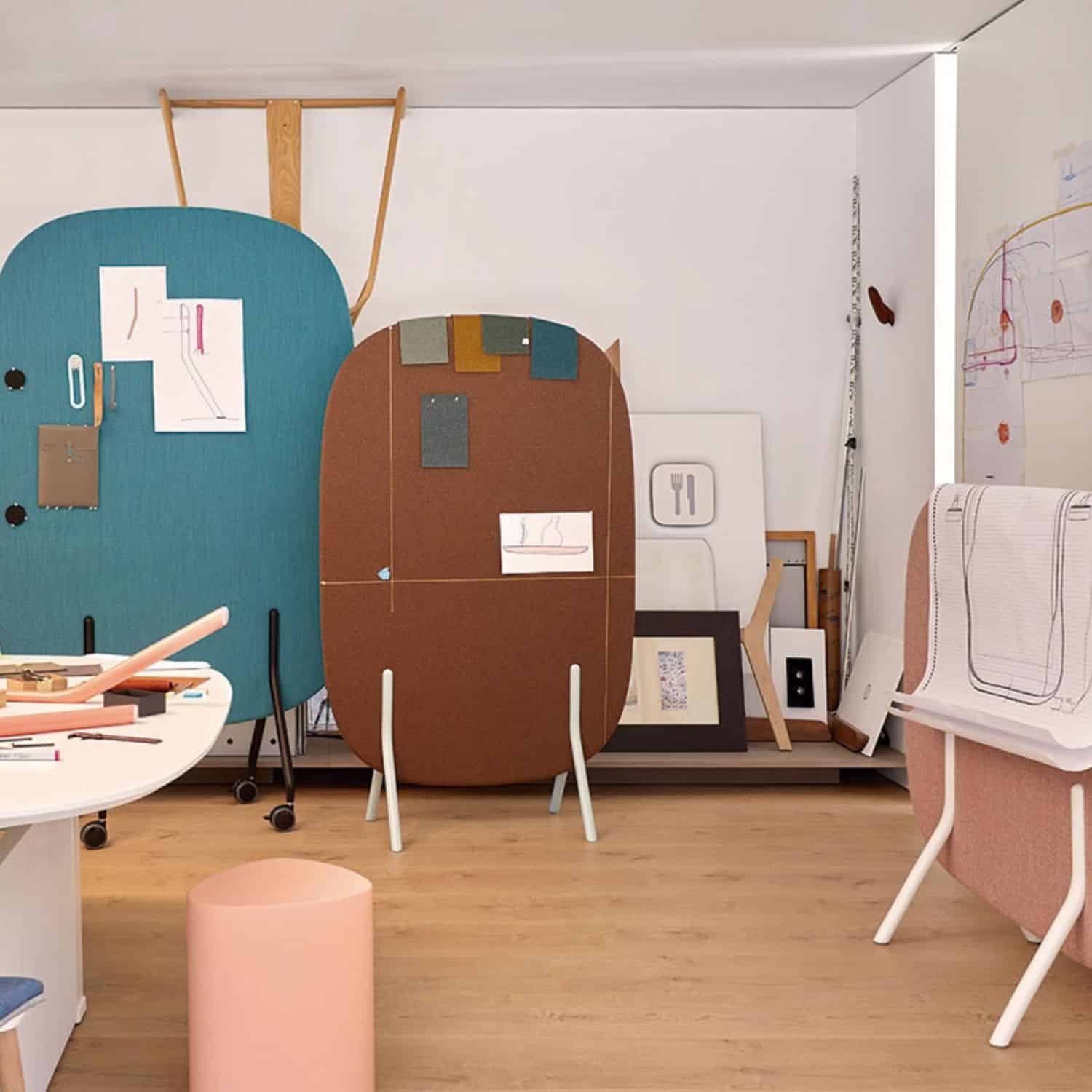 Cloison acoustique de bureau Noray atelier couture Cloison acoustique de bureau Noray atelier couture