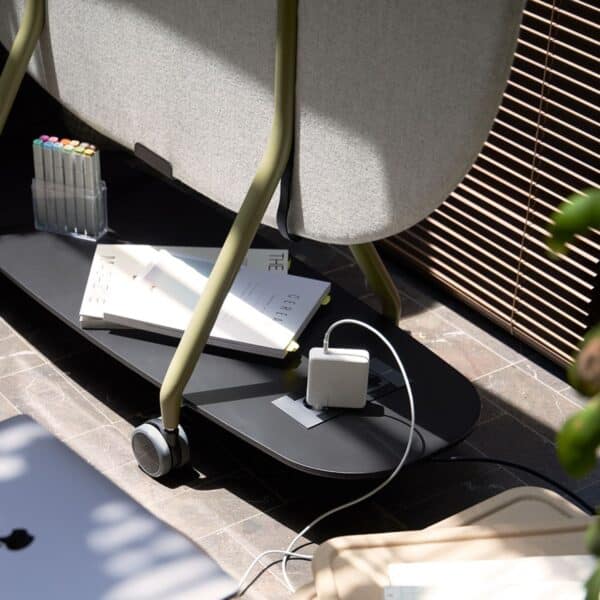 Cloison acoustique mobile Noray base electrifiee