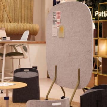 Cloison acoustique mobile Noray revetement PET