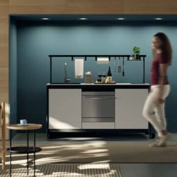 Cuisine mobile professionnelle Nomade au bureau