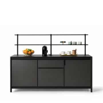 Cuisine mobile professionnelle Nomade coin café