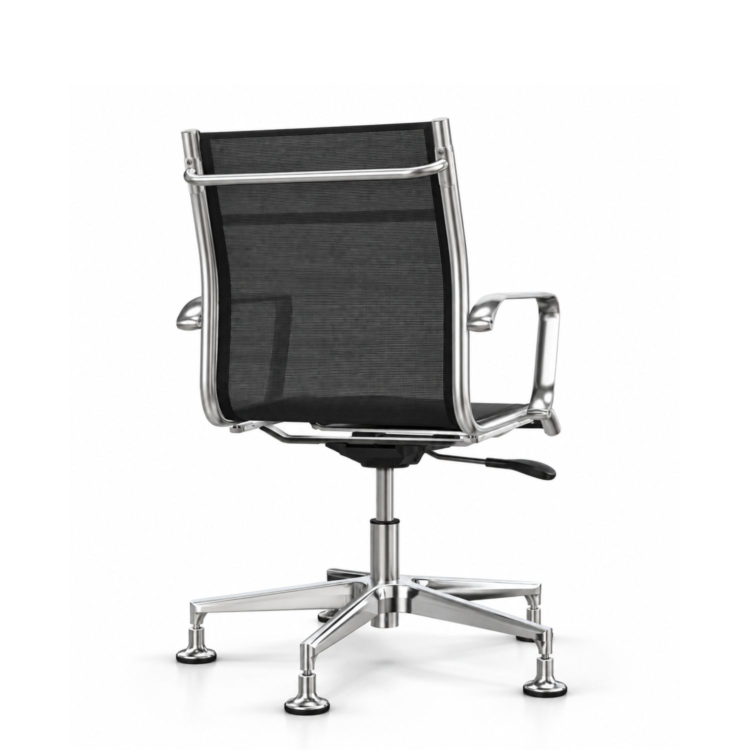 Fauteuil de direction design Aura Mesh chrome avec accoudoirs Fauteuil de direction design Aura Mesh chrome avec accoudoirs