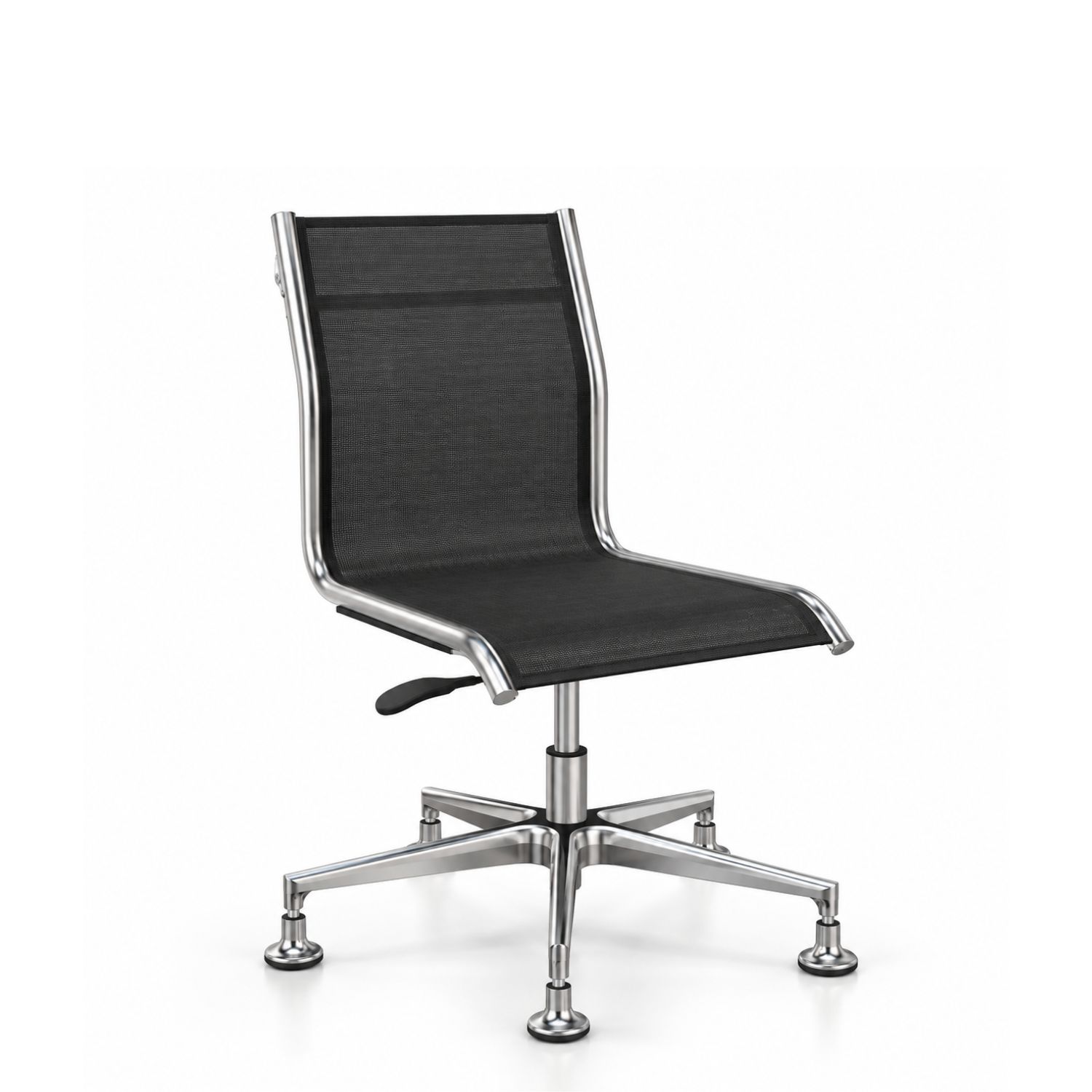 Fauteuil de direction design Aura Mesh chrome sans accoudoirs Fauteuil de direction design Aura Mesh chrome sans accoudoirs