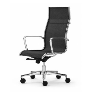 Fauteuil de direction design Aura Mesh dossier haut