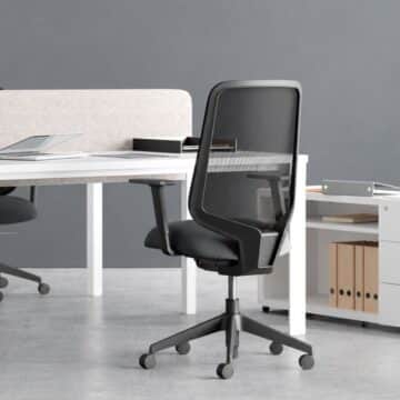 Fauteuil teletravail ergonomique Dot Home Black Edition Bureau